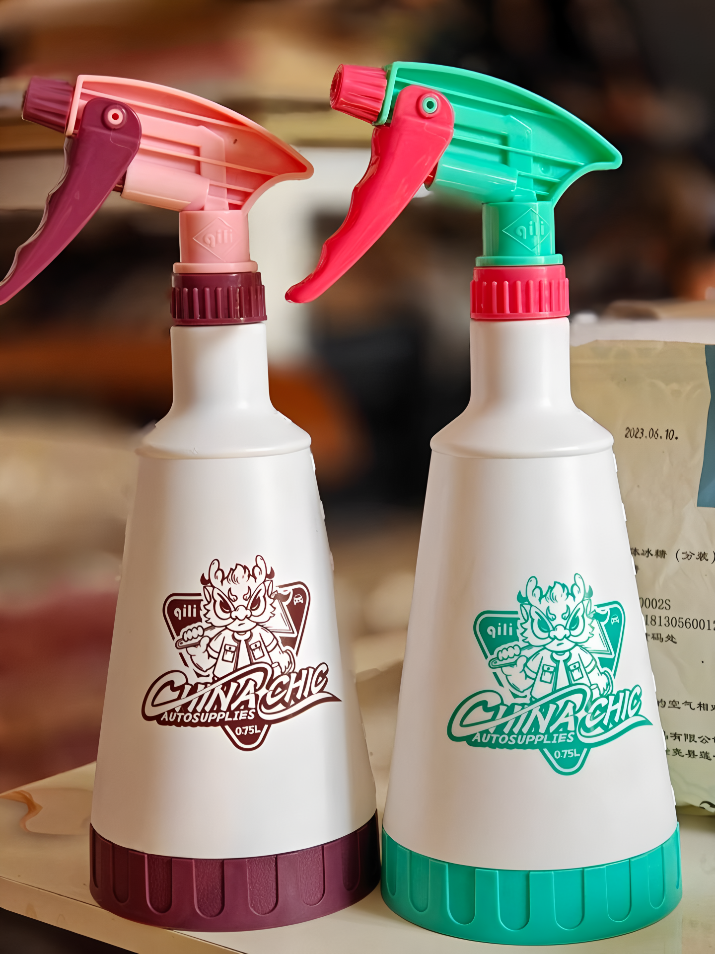 SP-007 Qili 750ml 2cc or 3cc Chemical Resistant Sprayer Bottle