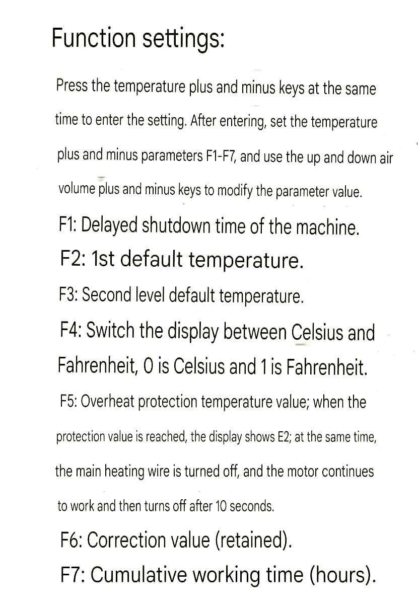 WR-123 Qili LCD Display Green Graffiti Heat Gun 650deg Max Adjustable Temp