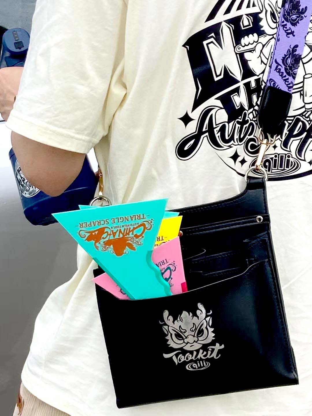 WR-129 QILI Sling Tool Bag for Tint and PPF Tools