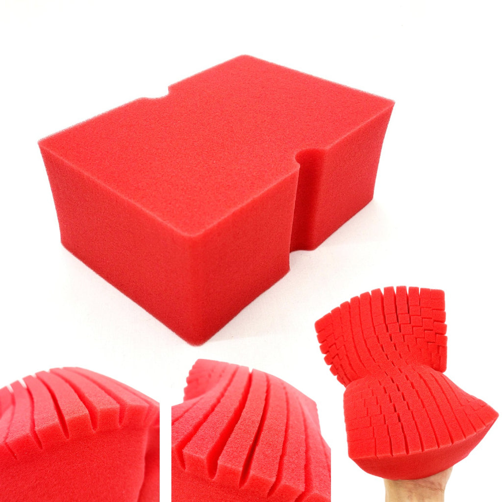 Red Sponge for Rinseless Carwash