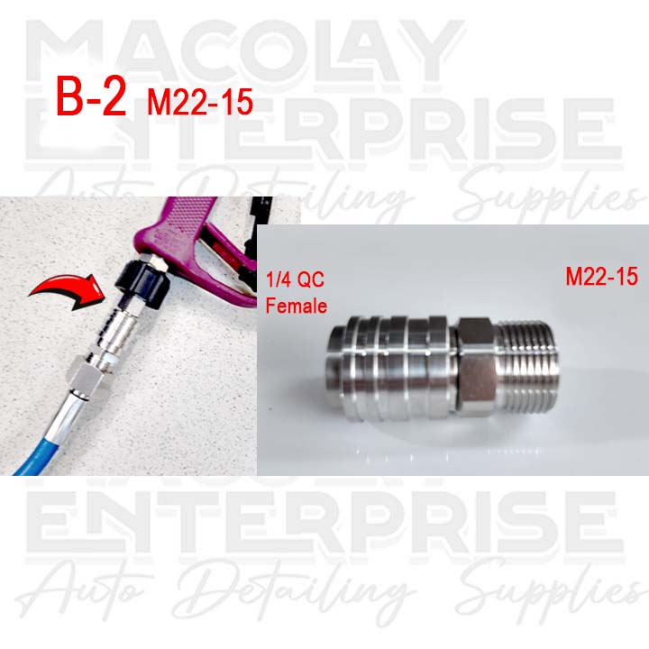 F49 Pressure Washer Self-Locking Quick Connect Fittings