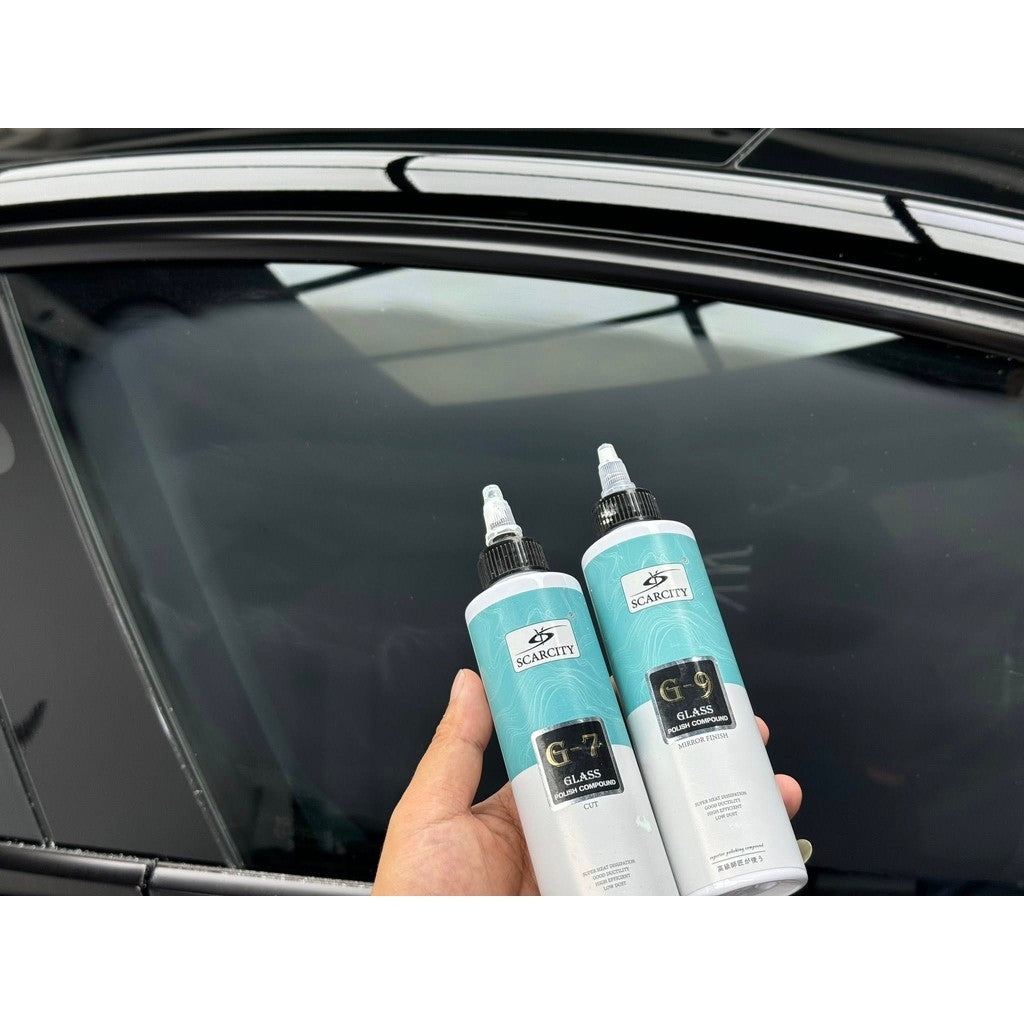SCARCITY G-7/G-9 Professional Glass Polishing Super Effective Mirror Finish Rubbing Compound Set