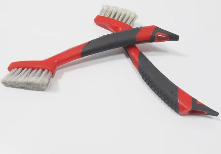 IN-40 Hard Bristles Interior Detailing Brush with Non-Slip Rubber Grip Handle