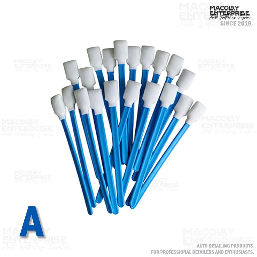 DT-043 Premium Foam Tip Detailing Swab, Coating or Wax Applicator on Tight Areas