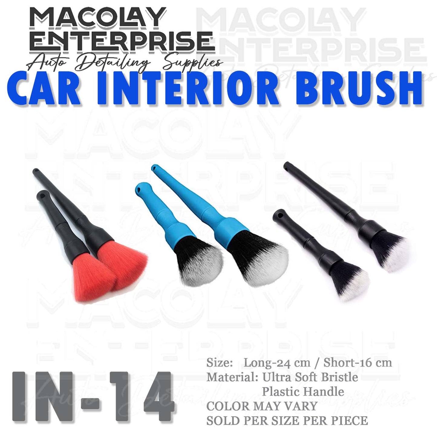 IN-14 Ultra Soft Bristles Interior Detailing Brush