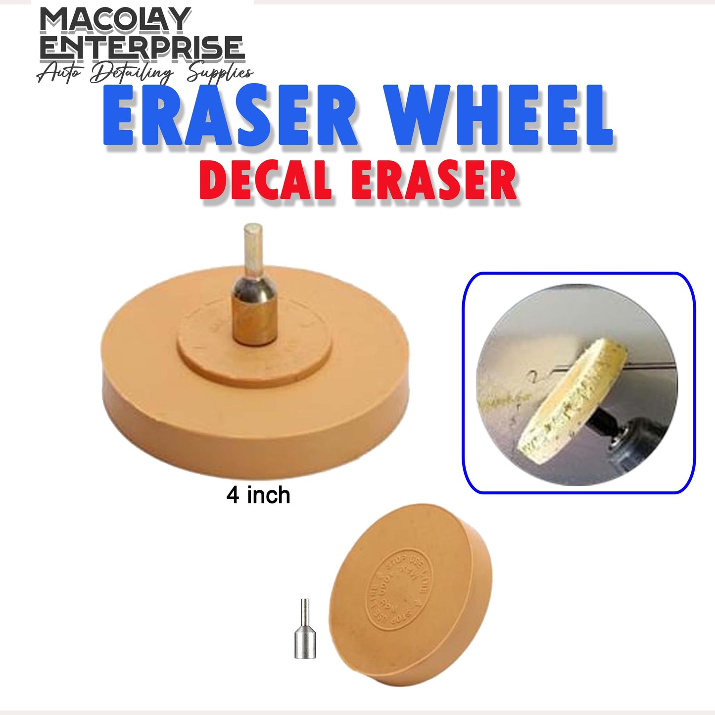 WR-89 Eraser Wheel Decal Remover Tool for Car Wrapping