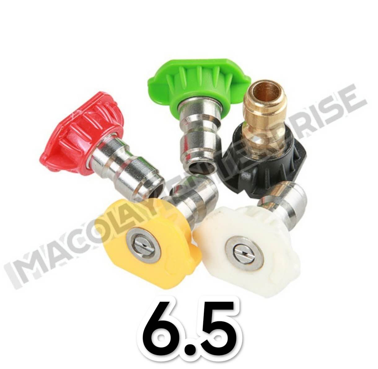 F13 Pressure Washer Spray 5 Pcs Nozzle Tips Set with Different Degrees 1/4 QC Fittings