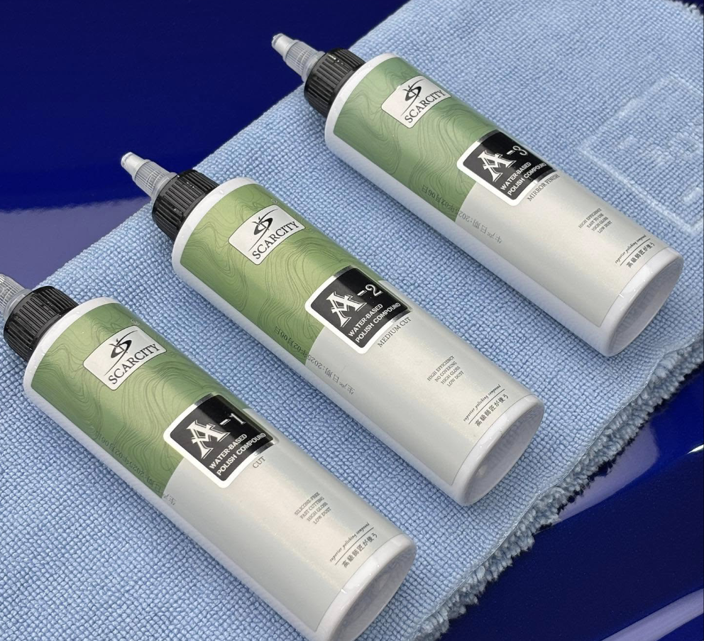 Scarcity Lightning Series Smart Polish Compounds A1, A2, A3 Auto Detailing