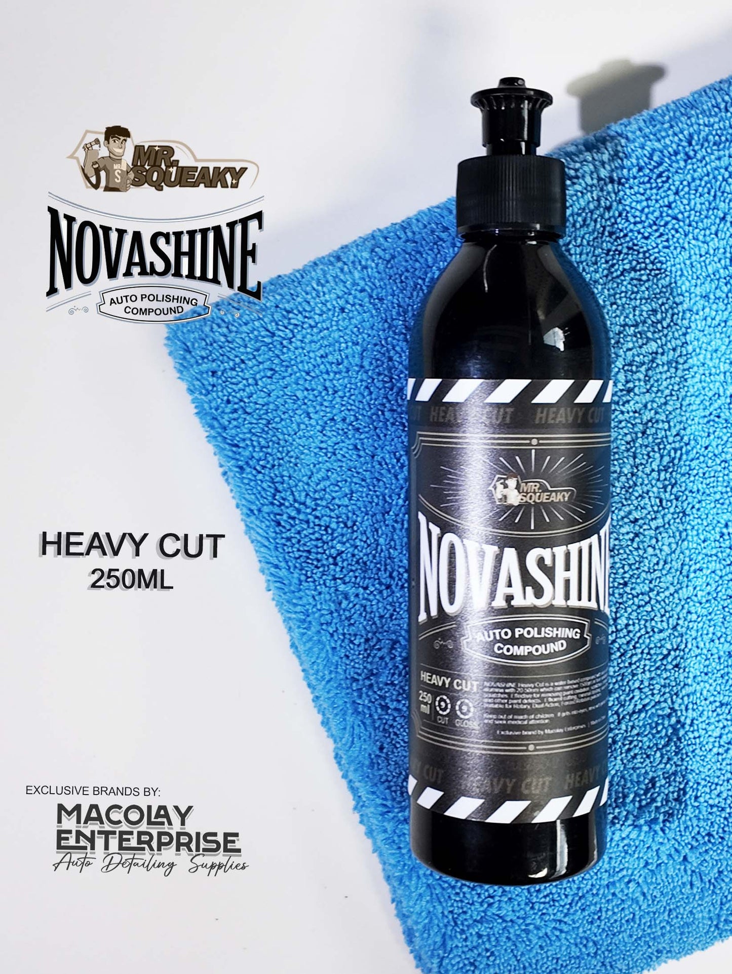 NovaShine Compounds Extra Heavy Cut, Heavy Cut, Polish