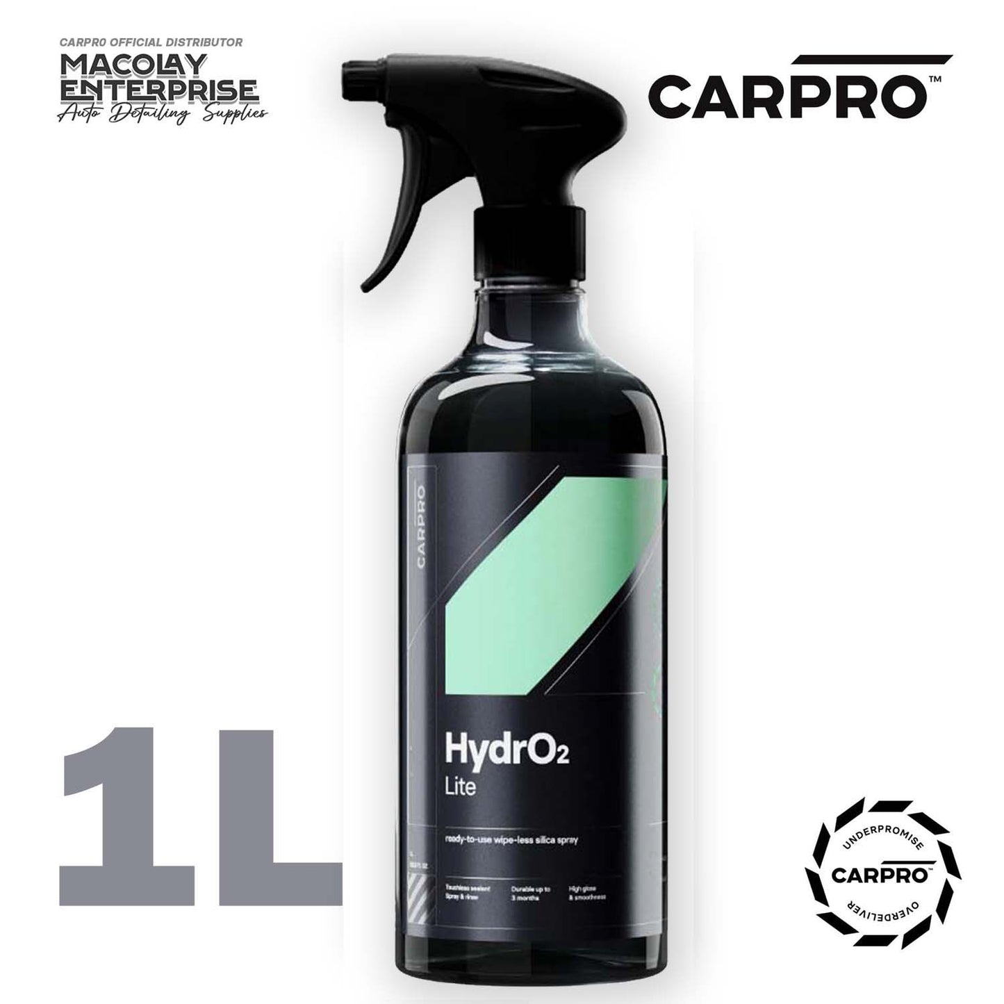 CarPro HydrO2 Lite Spray Sealant Wet Application 500ml or 1 Liter