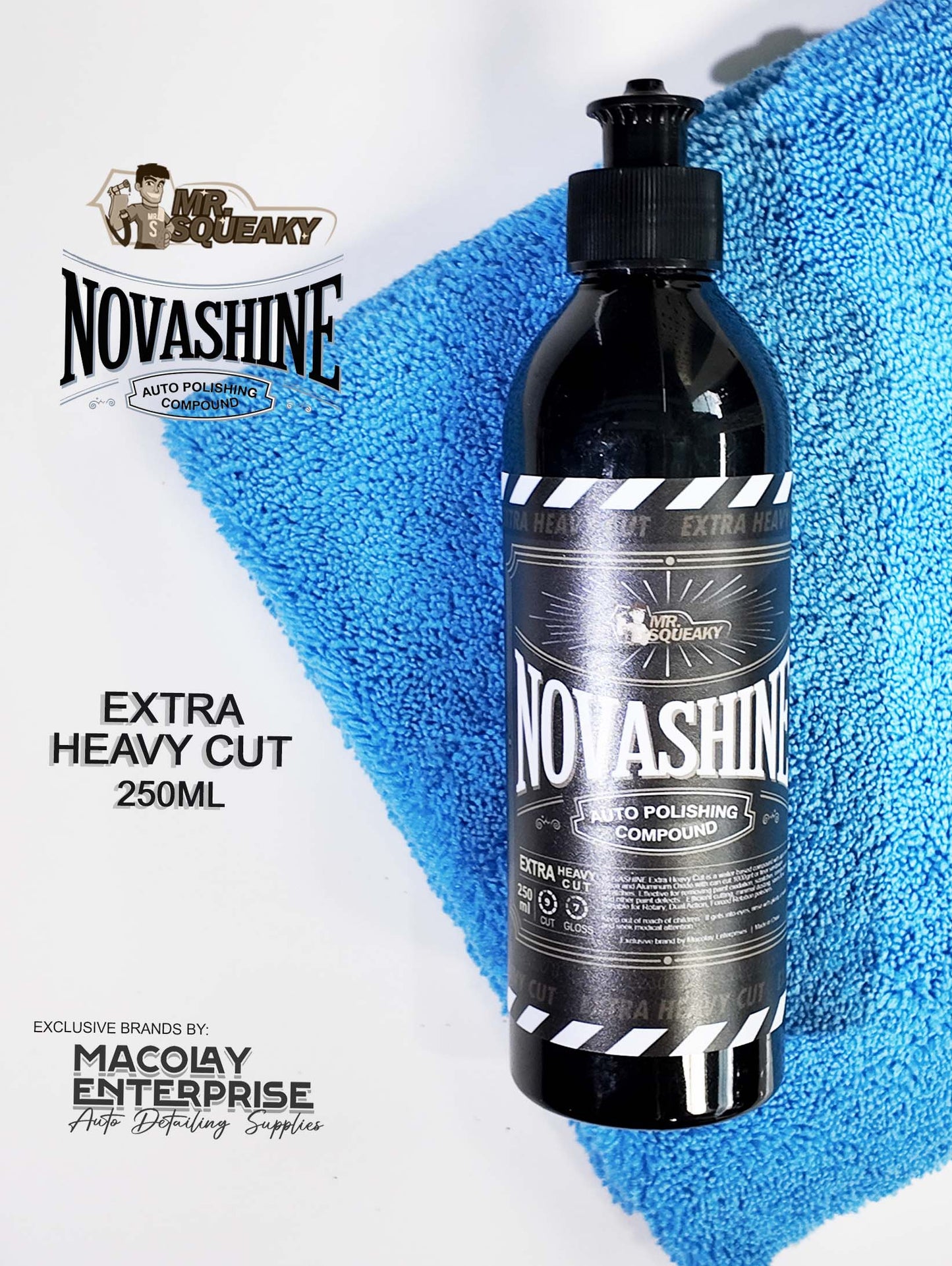 NovaShine Compounds Extra Heavy Cut, Heavy Cut, Polish