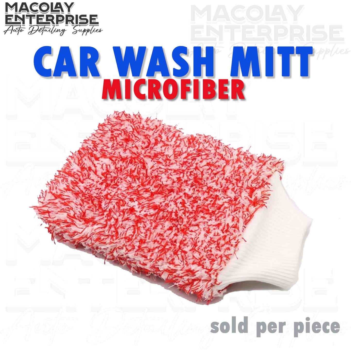 Premium Microfiber Car Wash Mitt 20cm x 30cm