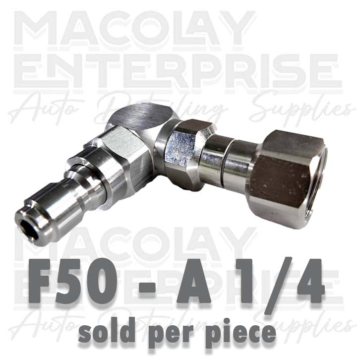 F50 90-Degree Pressure Washer Hose Connector Fittings