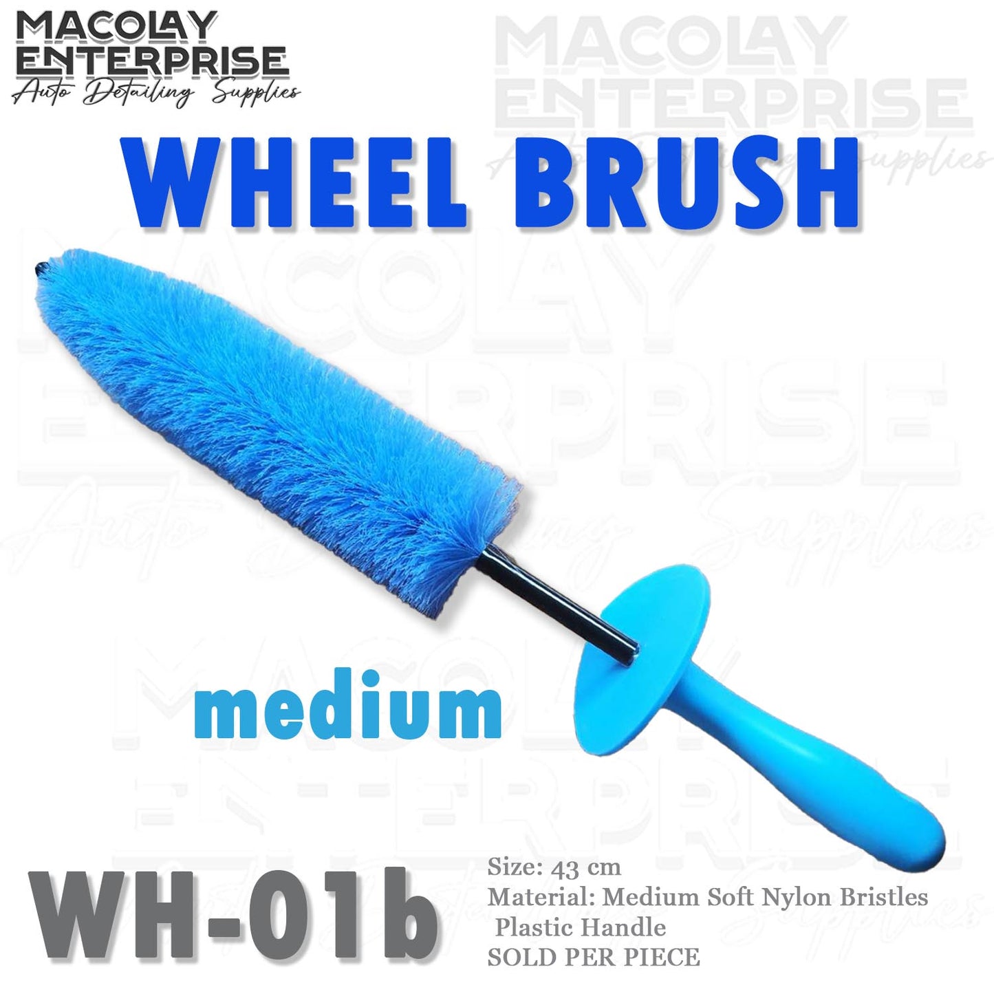 WH-01B ARD Blue Med Soft Wheel Brush