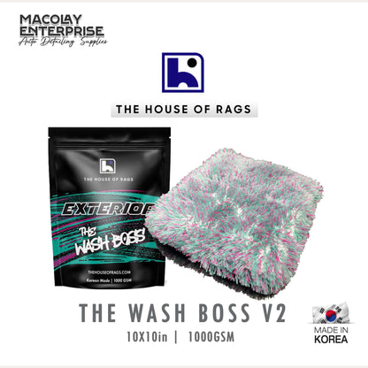 THOR The Wash Boss  V2 10x10-inch Wash Pad for Car Wash