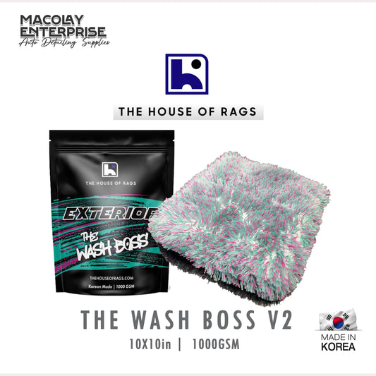 THOR The Wash Boss  V2 10x10-inch Wash Pad for Car Wash