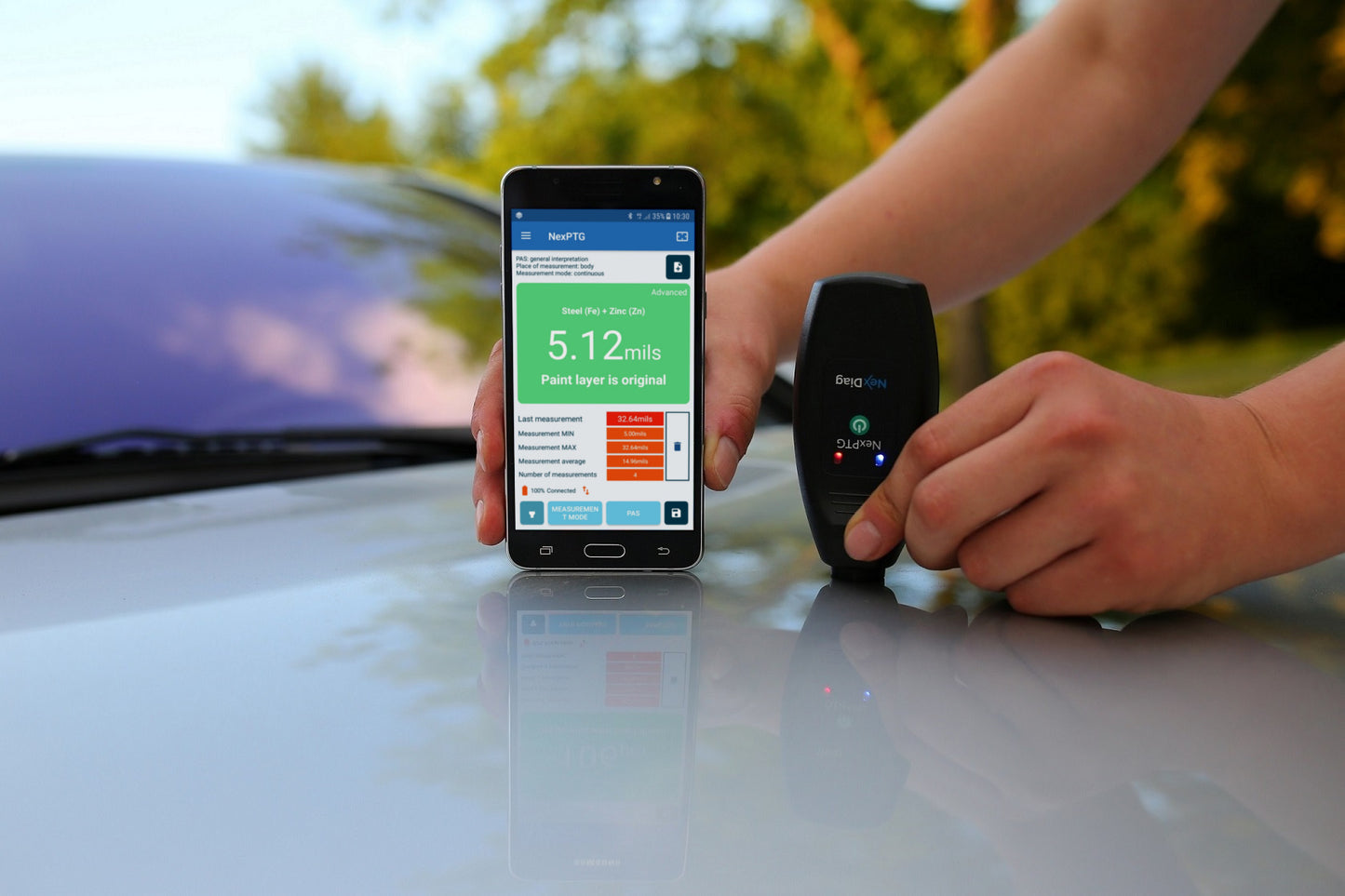 NexPTG Advanced Paint Thickness Gauge