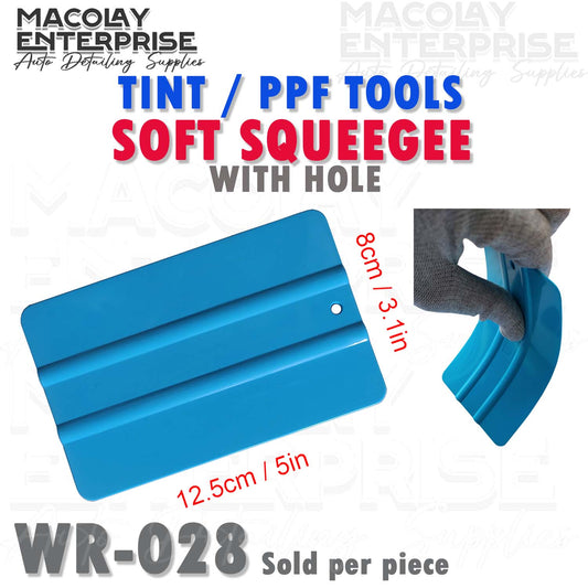 WR-028  Blue Soft Squeegee with hole for PPF