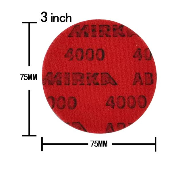 PO-024 Mirka Abralon Velcro Type Wet and Dry Foam Sanding Disc