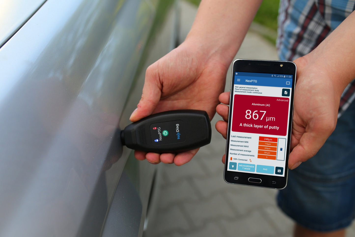 NexPTG Advanced Paint Thickness Gauge