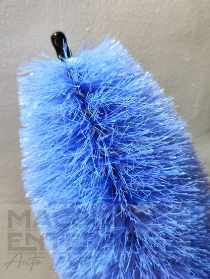 WH-01B Blue Med Soft Wheel Brush