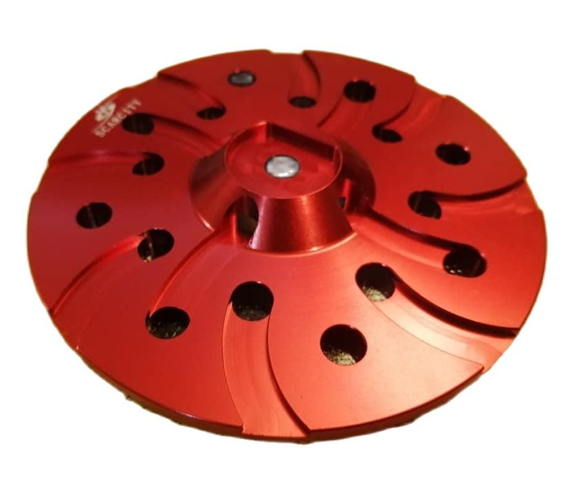 PO-009 SCARCITY 5-inch Aluminum Backing Plate with Holes for Rupes Polisher