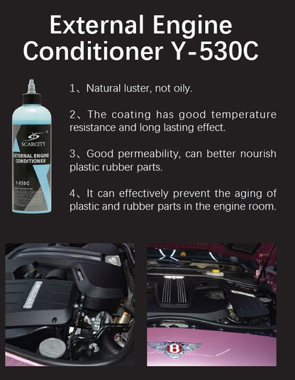 SCARCITY  S-510C External Engine Cleaner or Y-530C Engine Conditioner 500ml