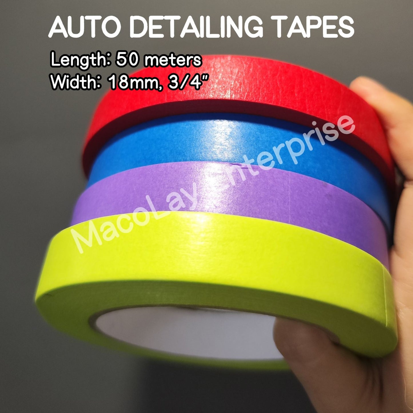 DT-003C SCARCITY 18mm x 50 meters Detailing Tape Painter's Tape