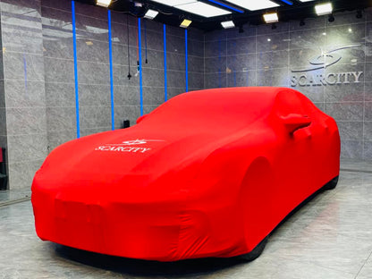 Scarcity Form-Fitted Fabric Indoor Luxury Car Cover