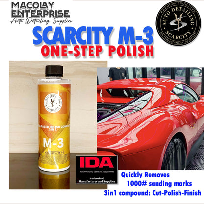 Scarcity M3 Water Based 3-in-1 Polishing Compound 500ml