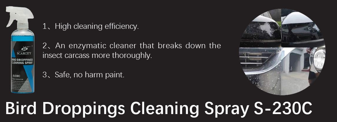 Scarcity S-230C Bird Droppings and Insect Cleaning Car Spray Cleaner 500ml
