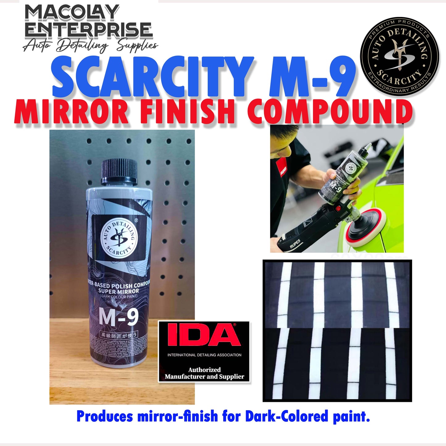 Scarcity M9 Water Based Mirror-Finish Jewelling Polishing Compound 500ml