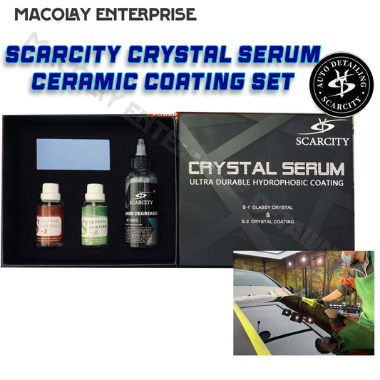 SCARCITY Crystal Serum Ultra Durable Hydrophobic Ceramic Coating Set