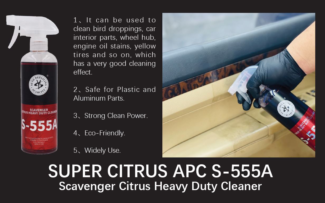 Scarcity Scavenger Citrus Heavy Duty Car Cleaner S-555A 500ml