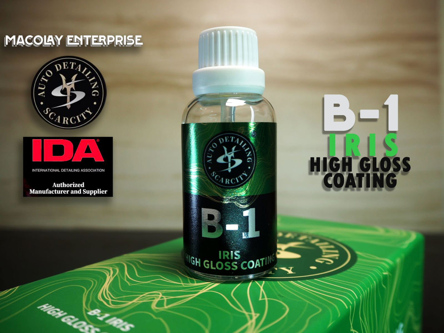 SCARCITY Ceramic Coating S-6 Plastic, G-1 Wheel Hub, H-1 Hydrophobic, C-1 PPF, B-1 High Gloss