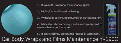 WR-056 SCARCITY Car PPF Body Wraps and Films Cleaner S-180C or Conditioner Y-190C