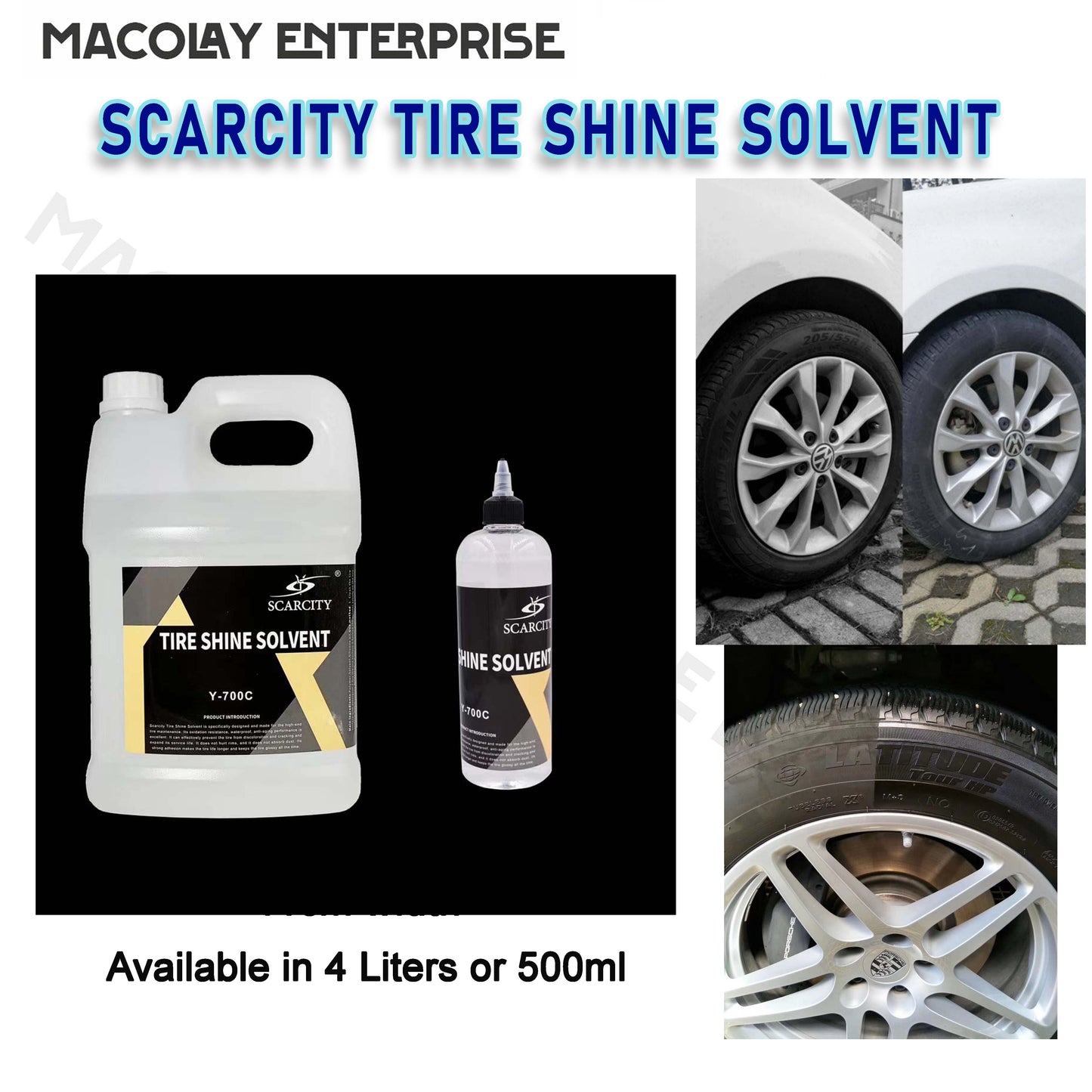 Scarcity Y-700C Tire Shine Solvent