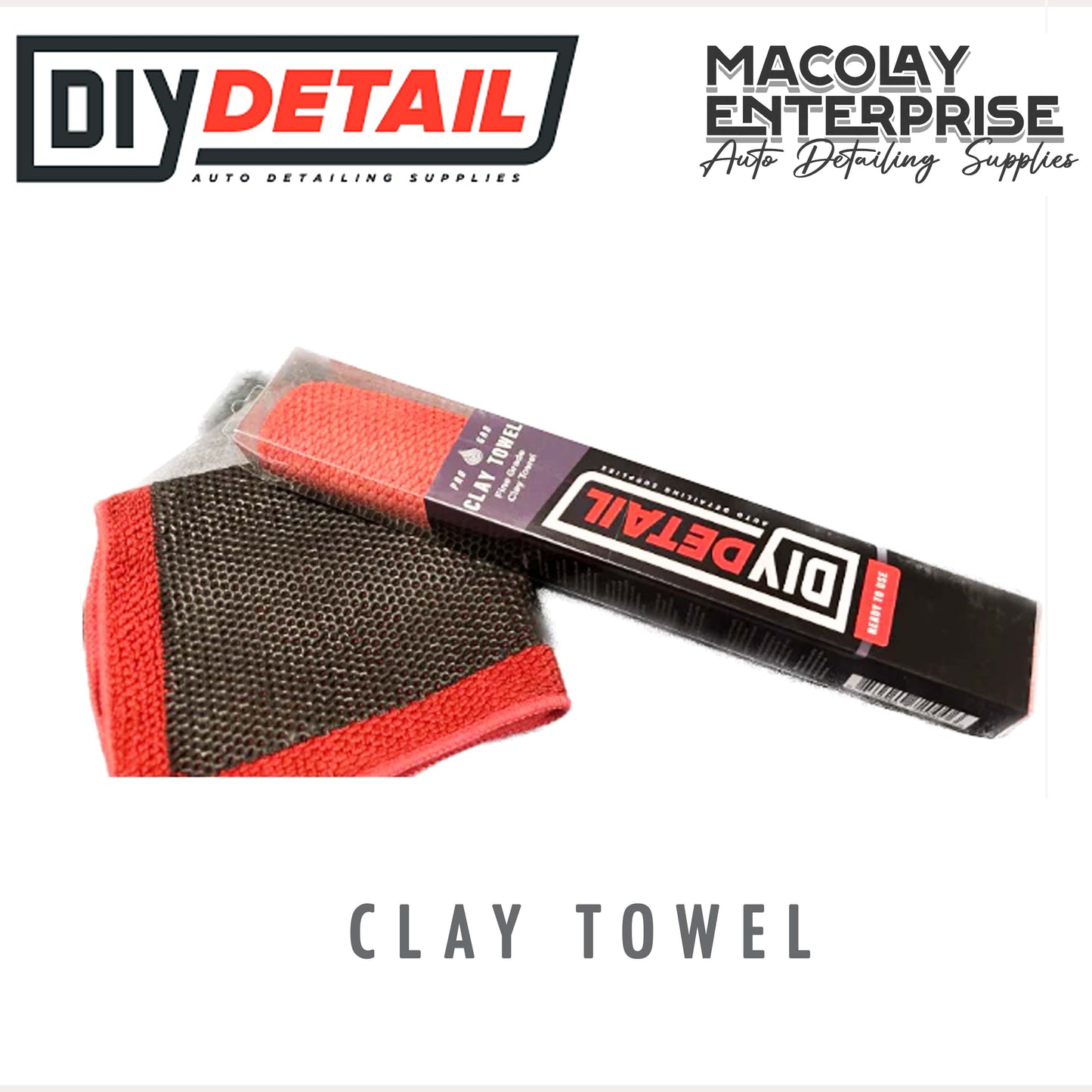 CL-08 DIY Detail Fine Grade Detailing Clay Towel