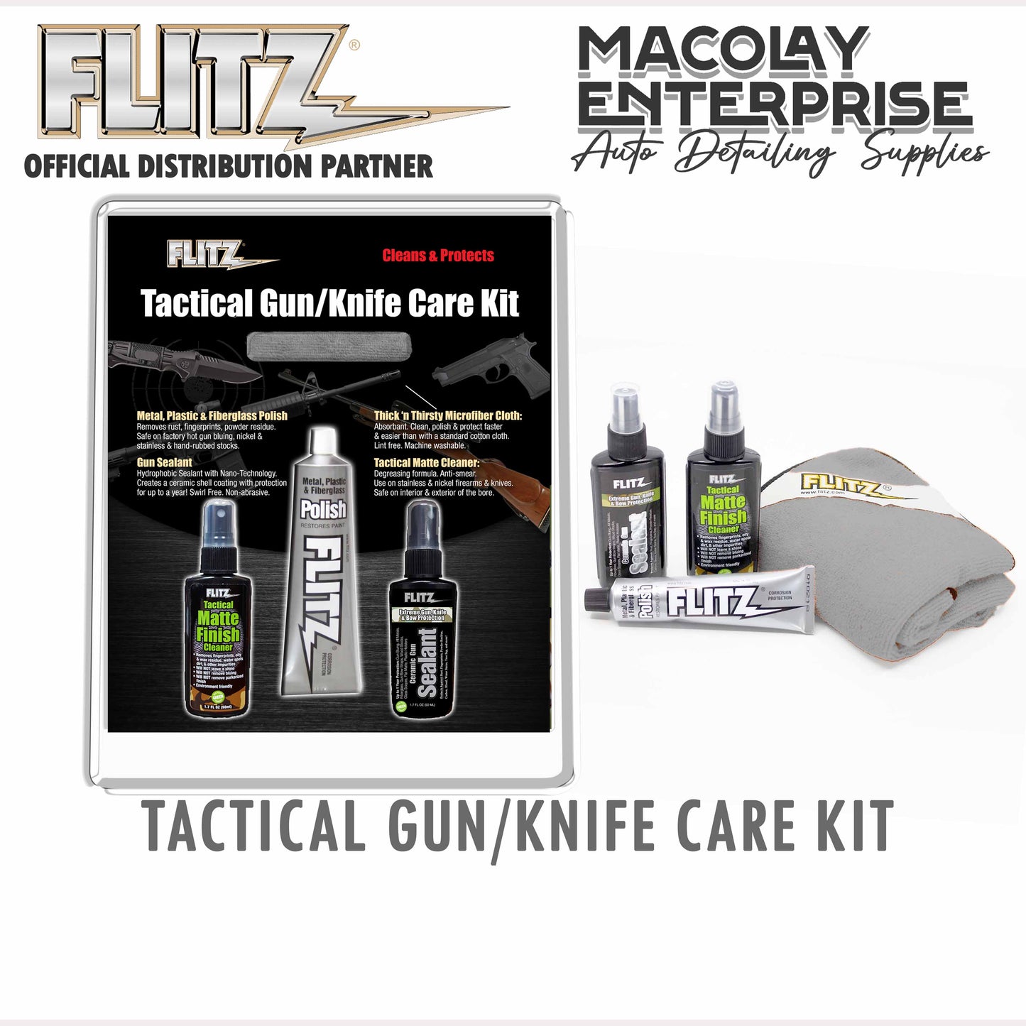 Flitz Tactical Gun and Knife Care Kit