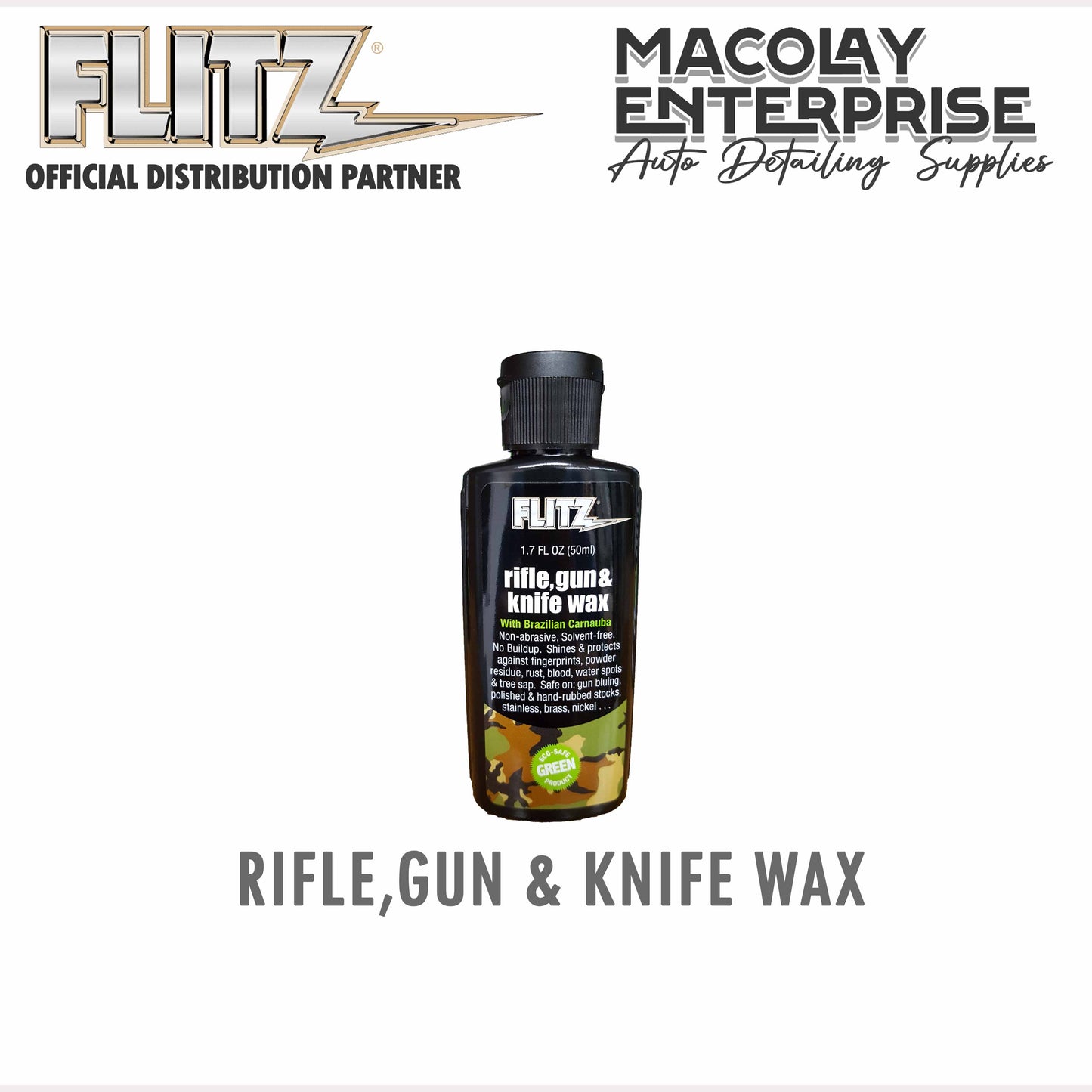 Flitz Rifle, Gun and Knife Wax 50ml