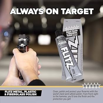 Flitz Paste Polish for Metals, Fiberglass, Tactical, Plastic & Paint