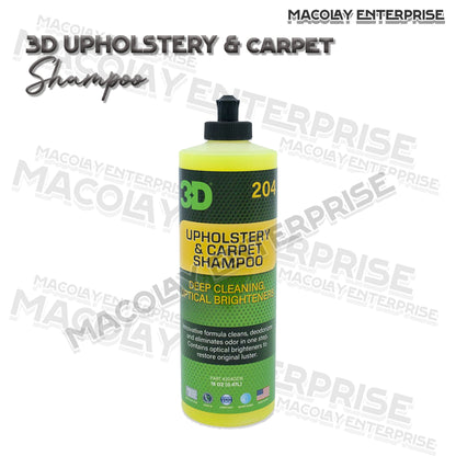 3D Upholstery and Carpet Shampoo