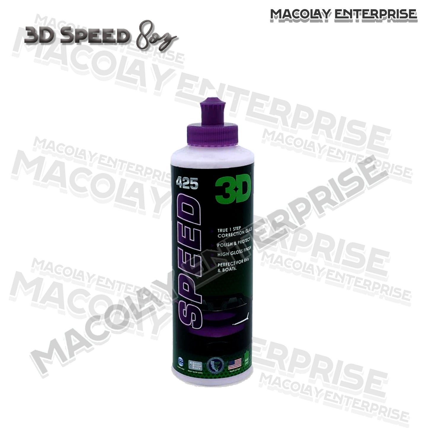 3D SPEED All In One Polish/Wax