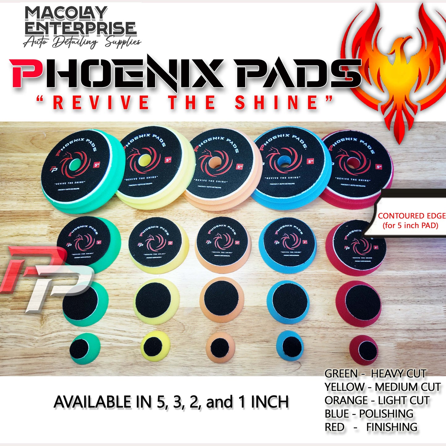 PO-033 INTRO PRICE! Phoenix Buffing Foam Pad