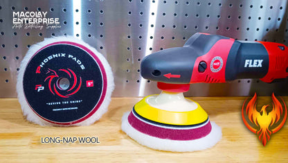 PO-032 INTRO PRICE! Phoenix  Stripe or Long Nap Cutting WOOL Pad