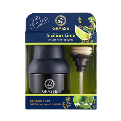Grasse Blue Edition Essential Oils, Natural Car and Home Air Fresheners 100ml