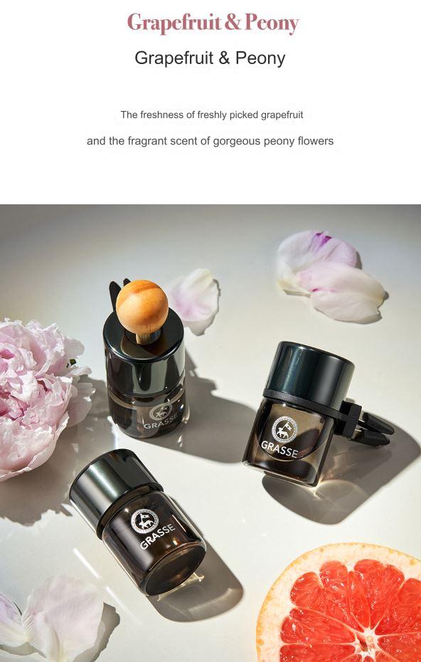 GRASSE®️ Car Air Vent Mini Diffuser Car Freshener Made in Korea 10ml x 2 Car perfumes