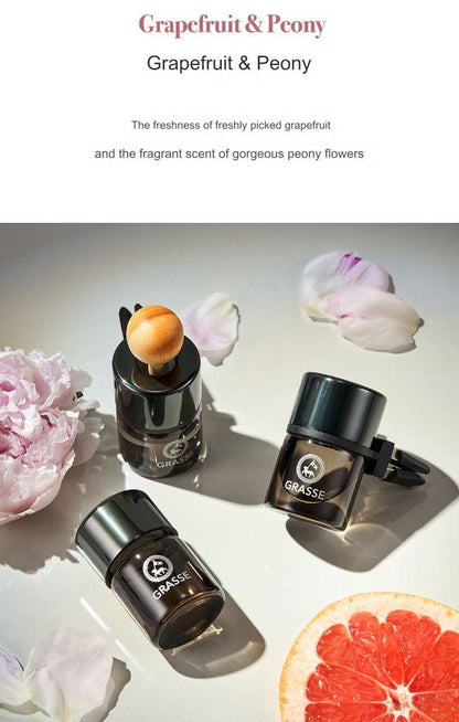 GRASSE®️ Car Air Vent Mini Diffuser Car Freshener Made in Korea 10ml x 2 Car perfumes