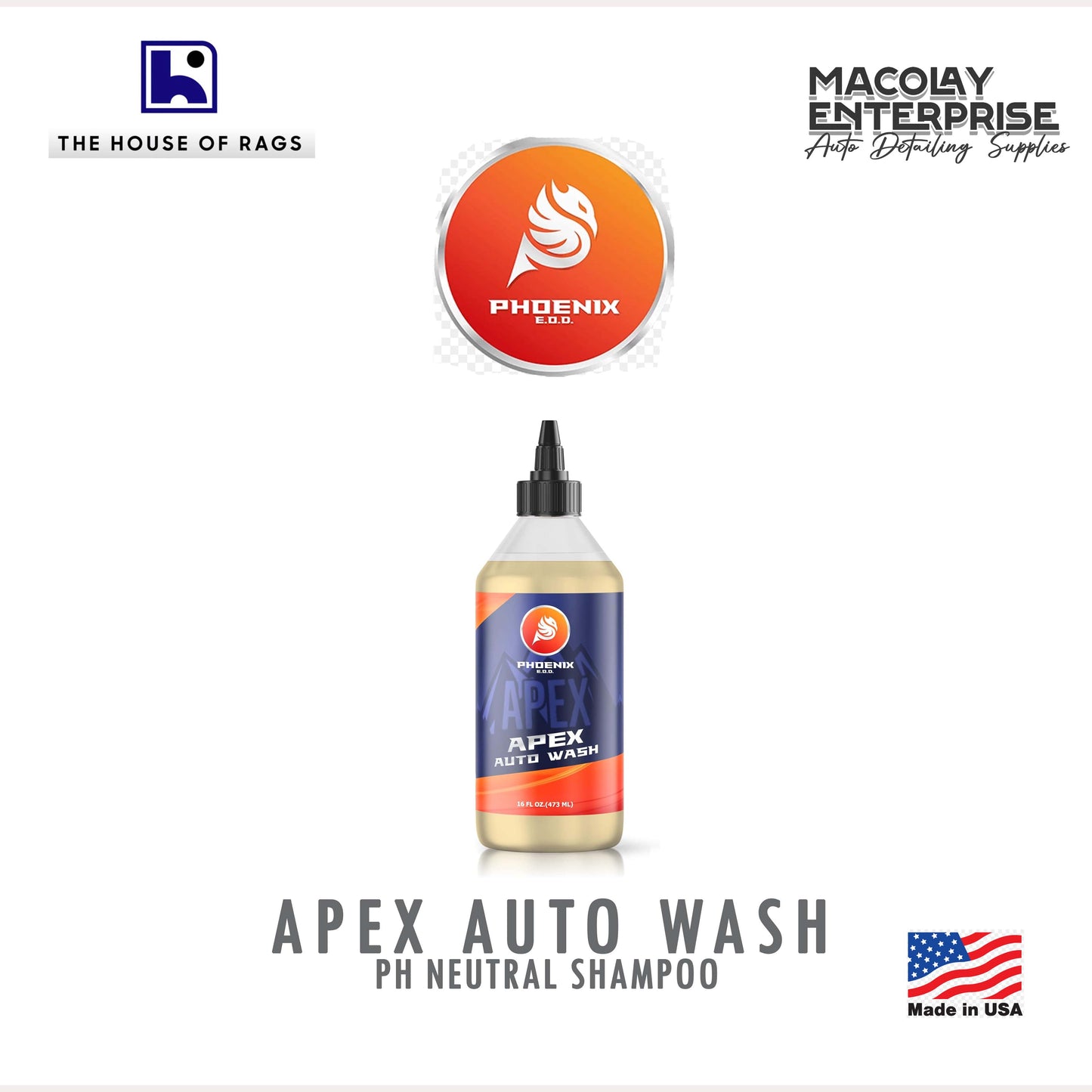 Phoenix E.O.D Apex Auto Wash 437ml