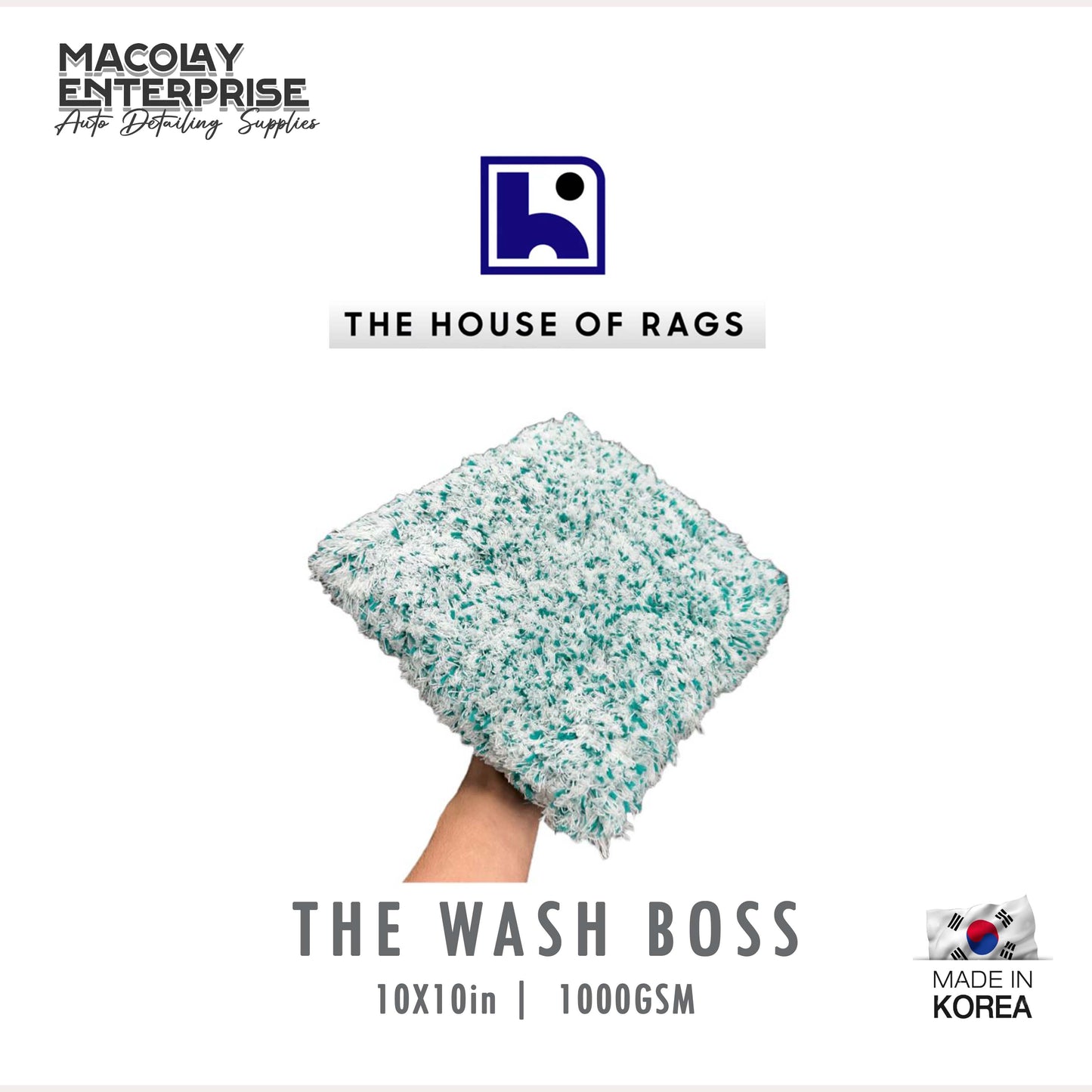 THOR The Wash Boss 10x10-inch Wash Pad